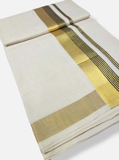 Kerala Premium Balaramapuram Handloom Dhoti/Mundu for Men