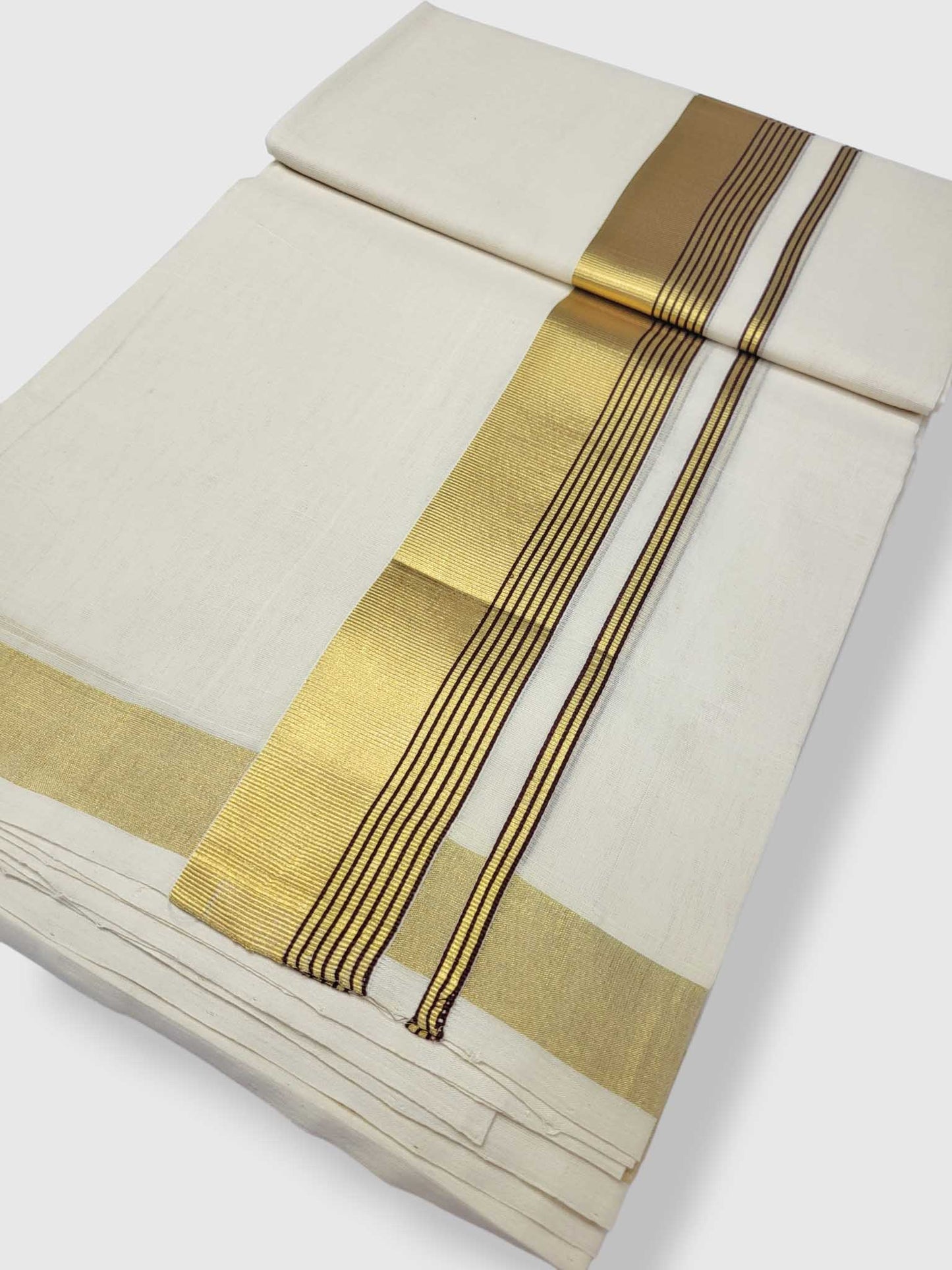 Kerala Premium Balaramapuram Handloom Dhoti/Mundu for Men