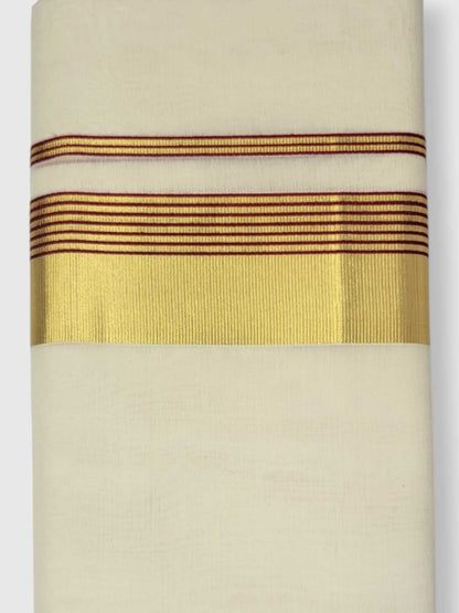 Kerala Premium Balaramapuram Handloom Dhoti/Mundu for Men