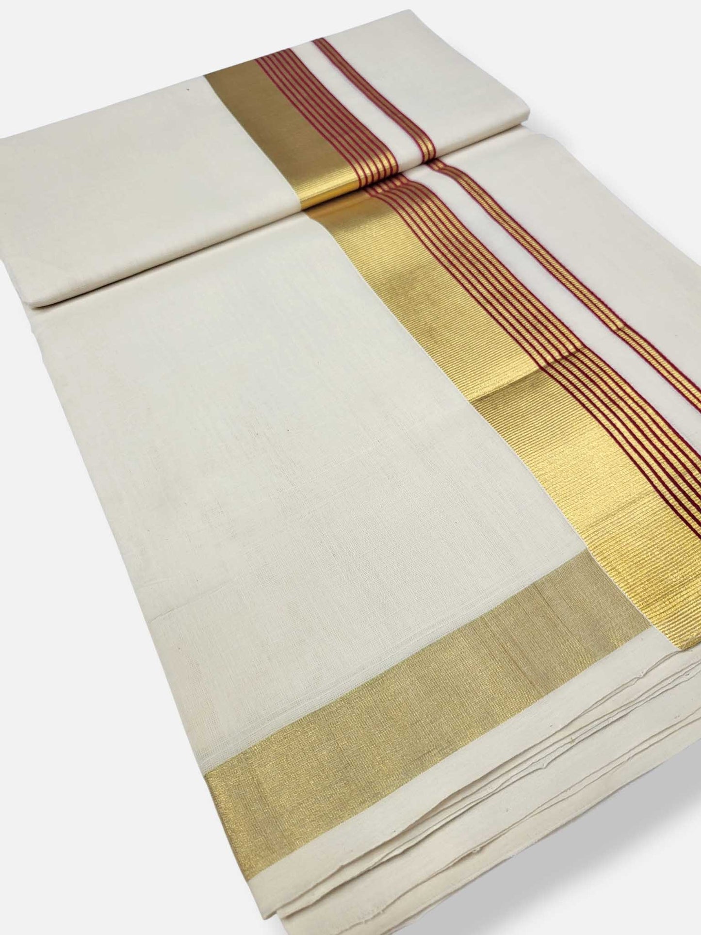 Kerala Premium Balaramapuram Handloom Dhoti/Mundu for Men