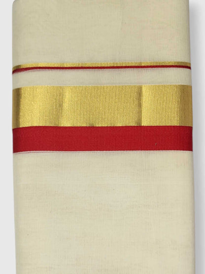 Kerala Premium Balaramapuram Handloom Dhoti/Mundu for Men