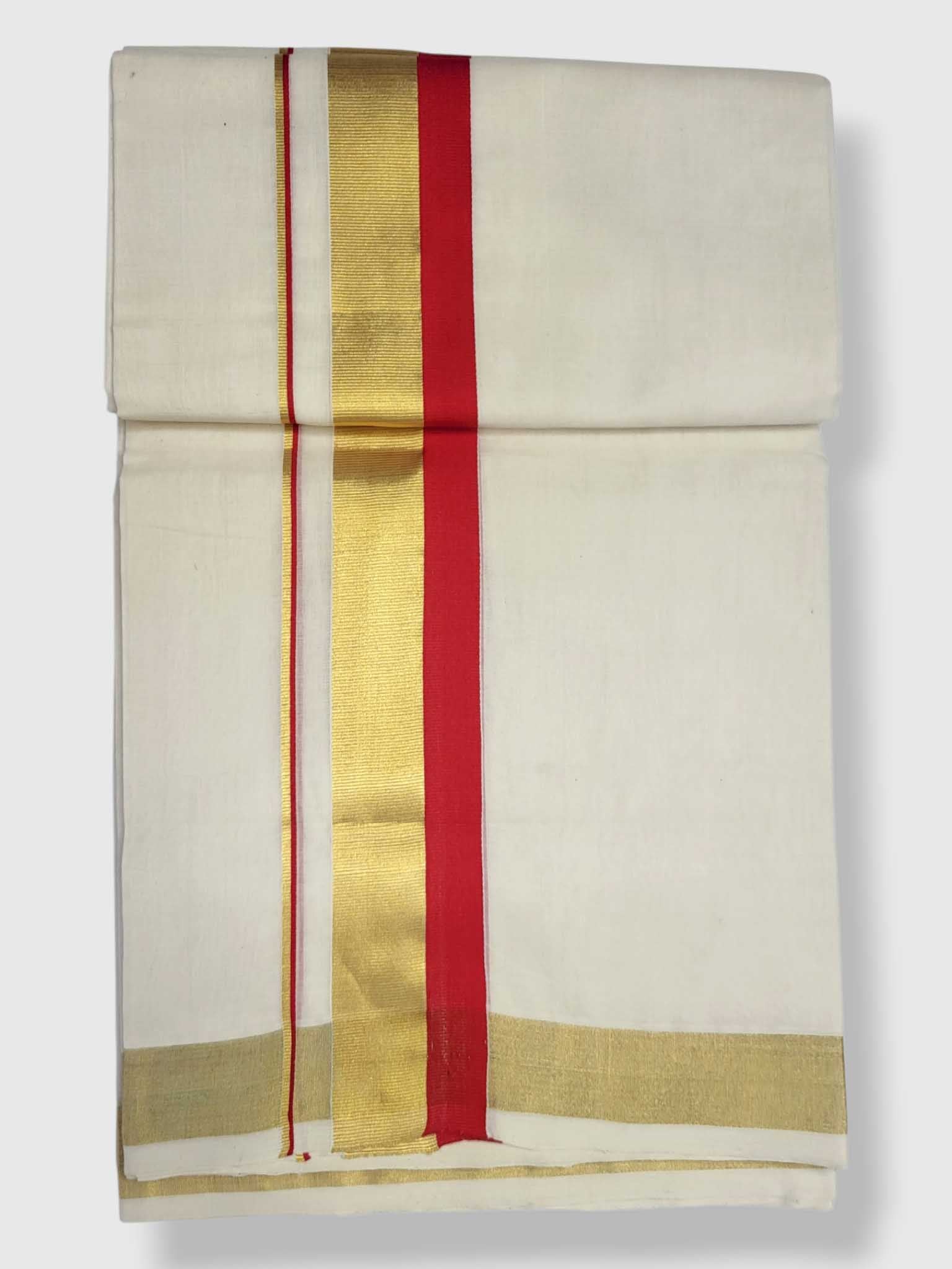 Kerala Premium Balaramapuram Handloom Dhoti/Mundu for Men