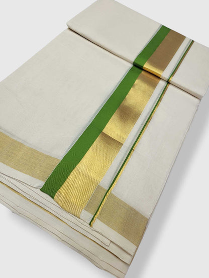Kerala Premium Balaramapuram Handloom Dhoti/Mundu for Men