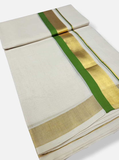 Kerala Premium Balaramapuram Handloom Dhoti/Mundu for Men