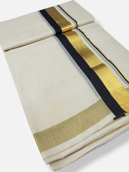 Kerala Premium Balaramapuram Handloom Dhoti/Mundu for Men