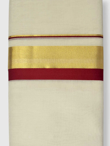 Kerala Premium Balaramapuram Handloom Dhoti/Mundu for Men