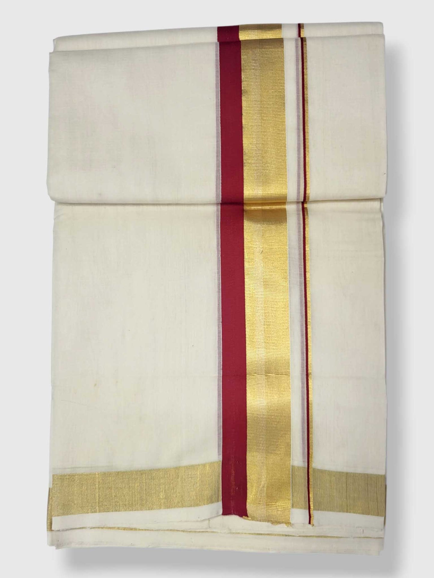 Kerala Premium Balaramapuram Handloom Dhoti/Mundu for Men