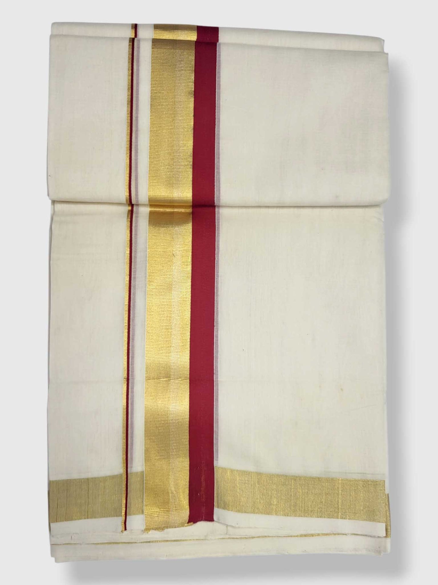 Kerala Premium Balaramapuram Handloom Dhoti/Mundu for Men