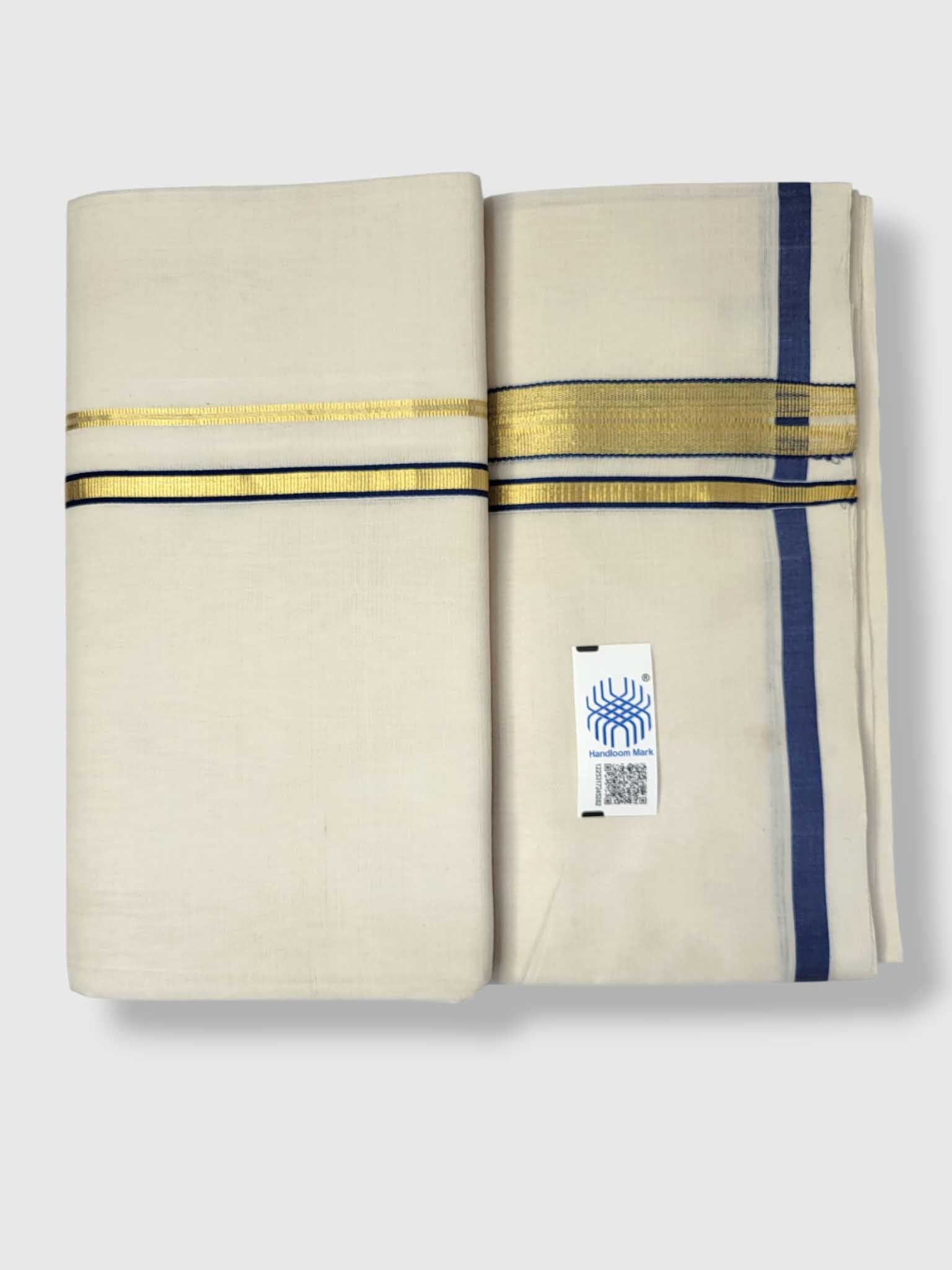 Kerala Premium Balaramapuram Handloom Dhoti/Mundu for Men