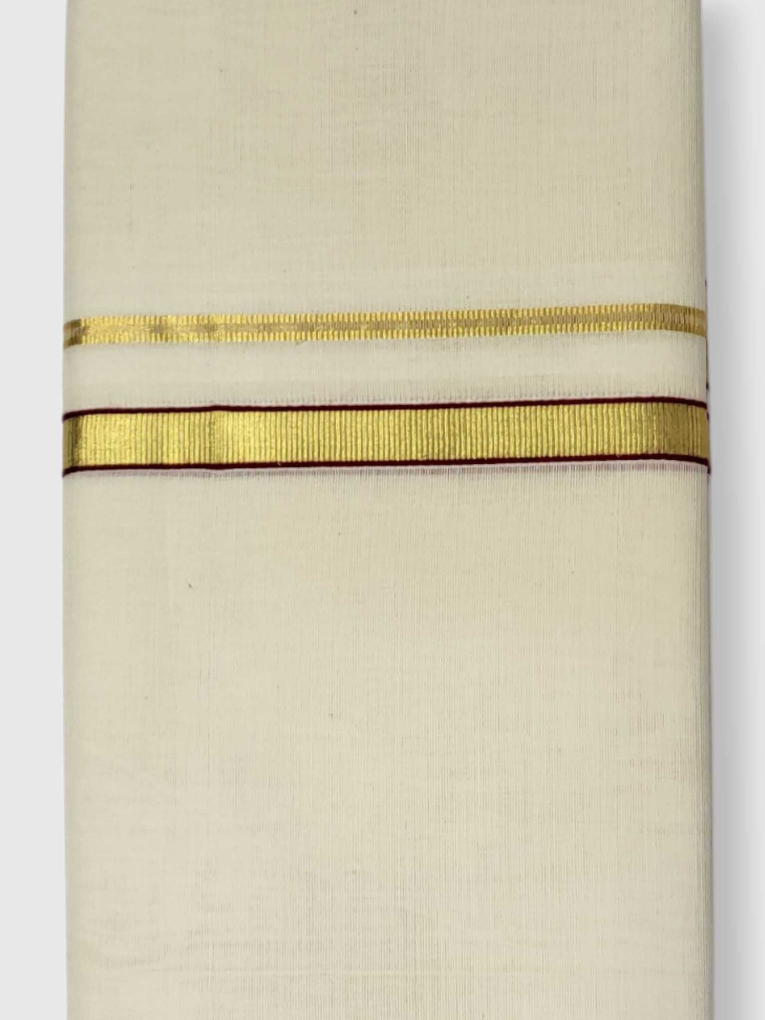Kerala Premium Balaramapuram Handloom Dhoti/Mundu for Men