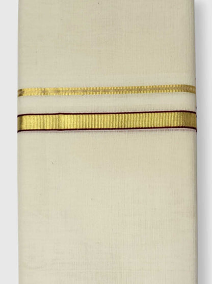 Kerala Premium Balaramapuram Handloom Dhoti/Mundu for Men