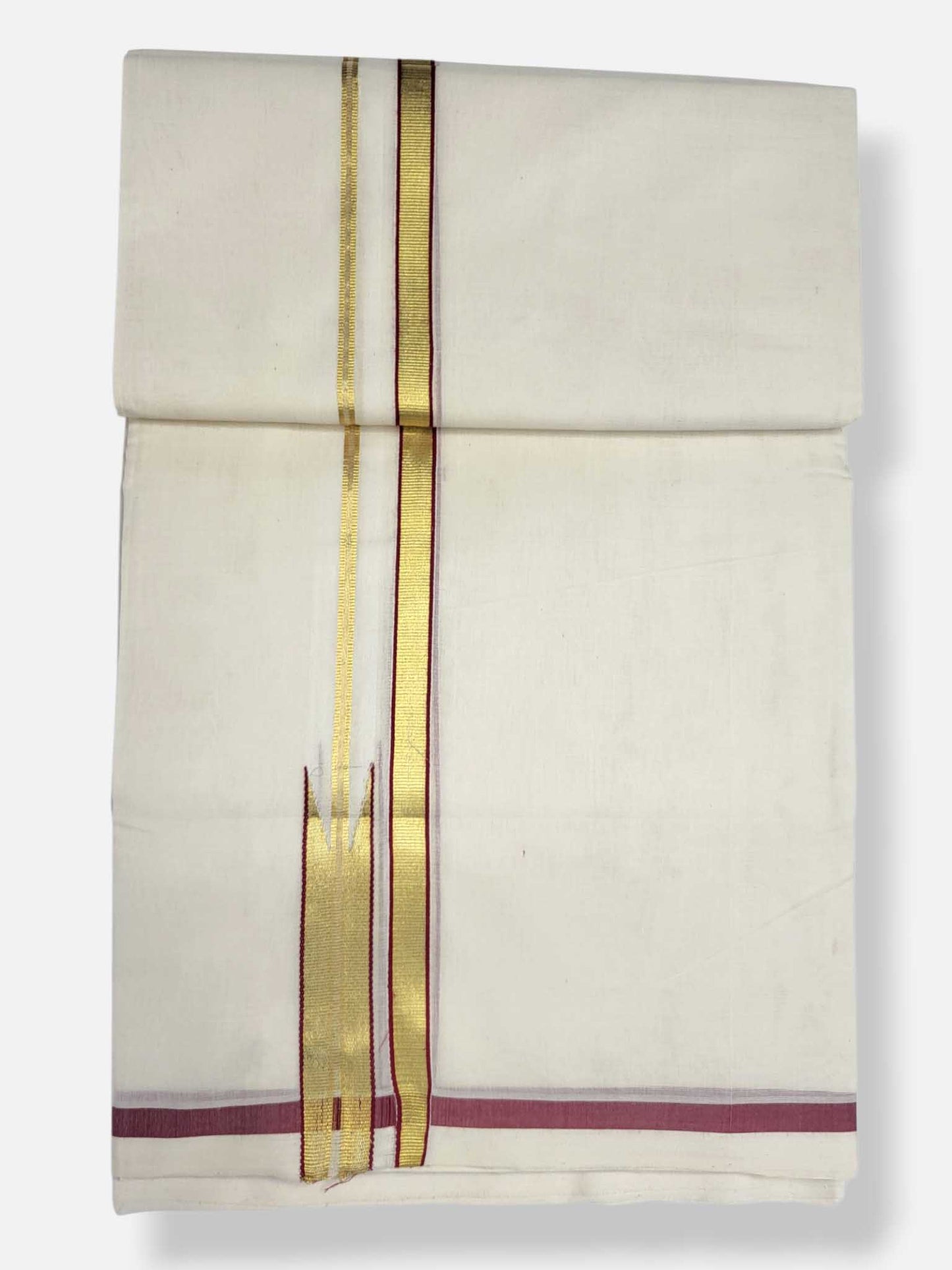 Kerala Premium Balaramapuram Handloom Dhoti/Mundu for Men