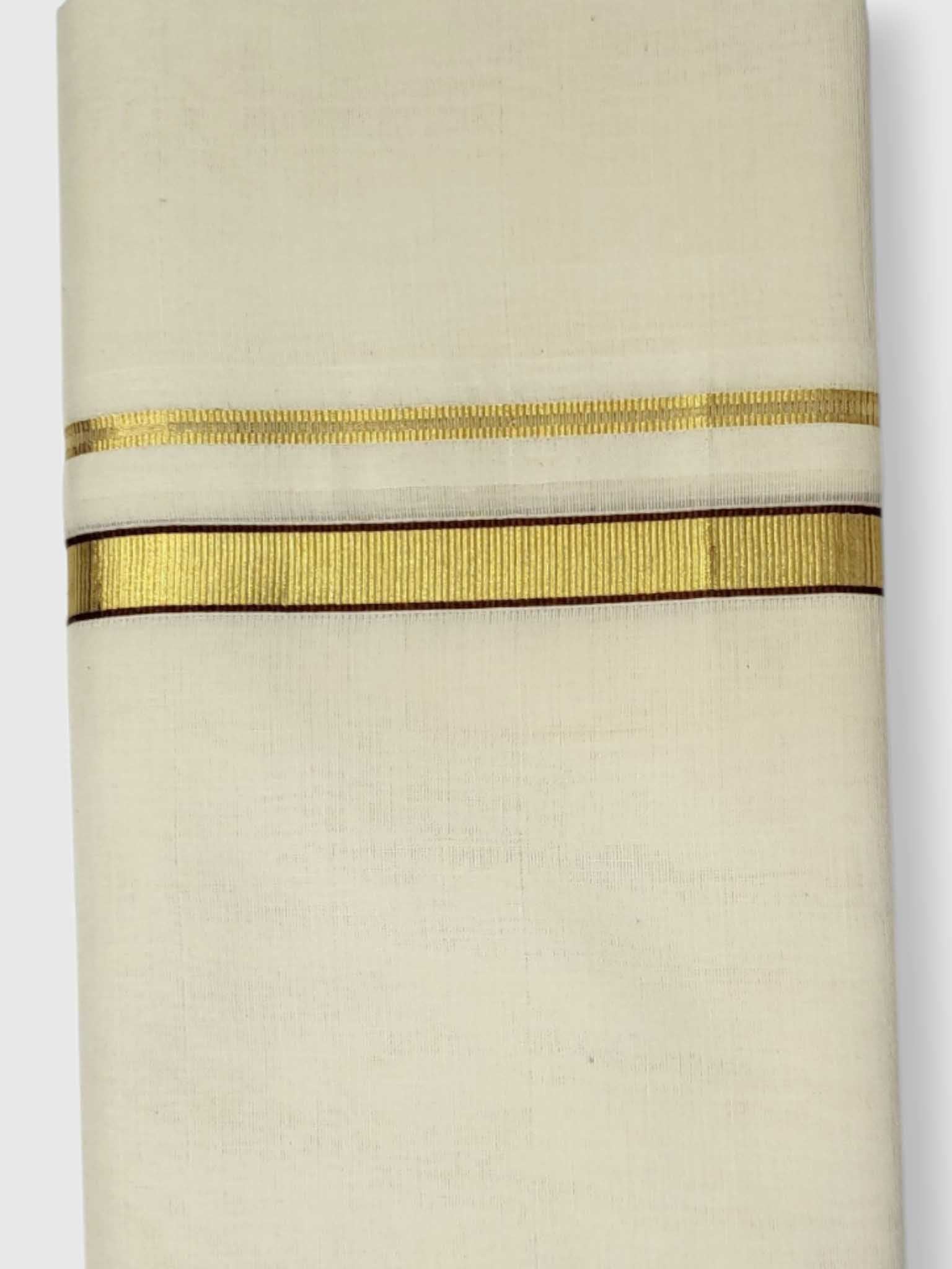 Kerala Premium Balaramapuram Handloom Dhoti/Mundu for Men