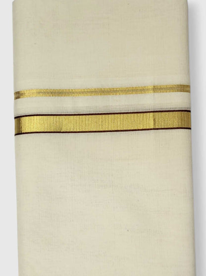 Kerala Premium Balaramapuram Handloom Dhoti/Mundu for Men