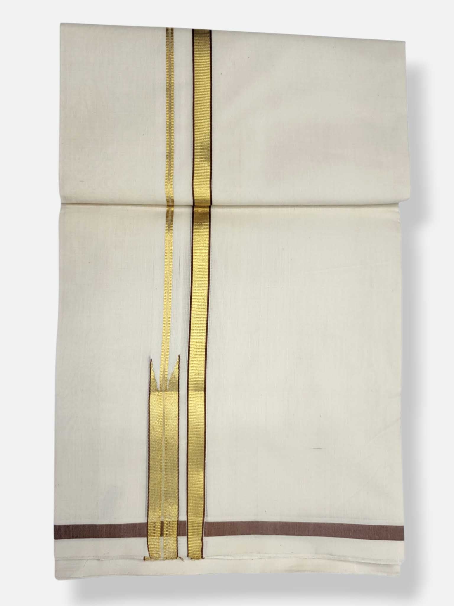 Kerala Premium Balaramapuram Handloom Dhoti/Mundu for Men