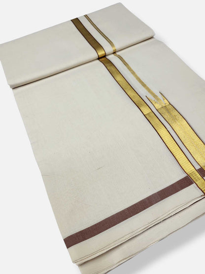 Kerala Premium Balaramapuram Handloom Dhoti/Mundu for Men