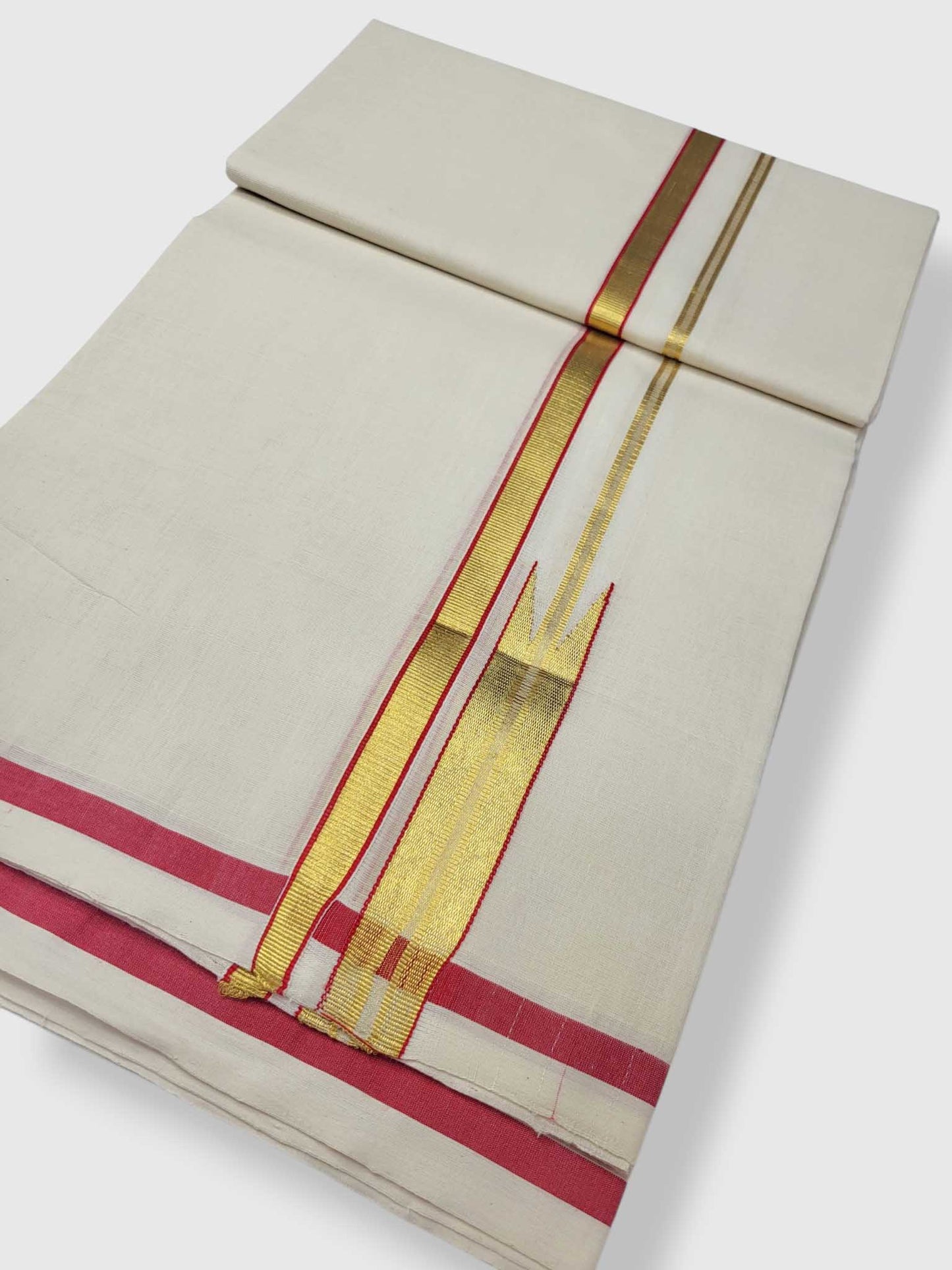 Kerala Premium Balaramapuram Handloom Dhoti/Mundu for Men