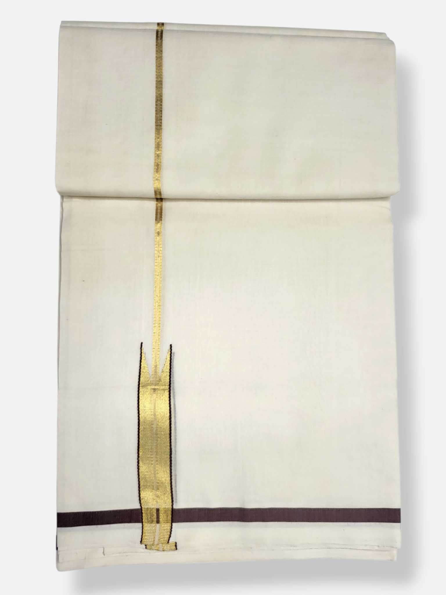 Kerala Premium Balaramapuram Handloom Dhoti/Mundu for Men