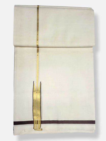 Kerala Premium Balaramapuram Handloom Dhoti/Mundu for Men