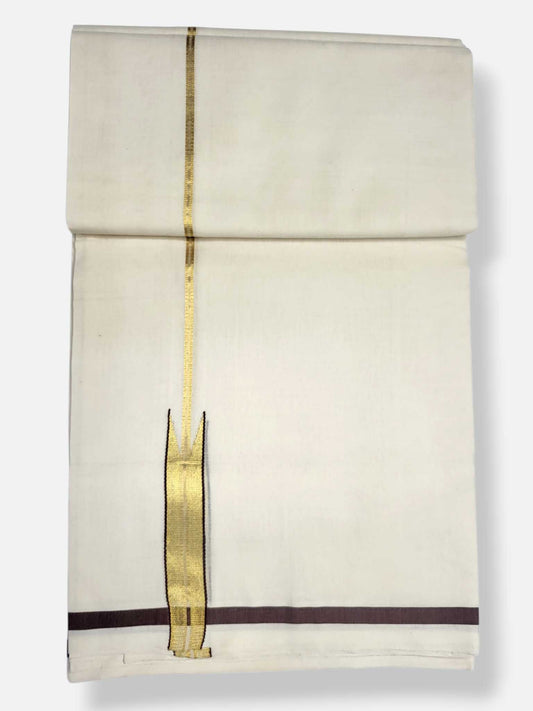 Kerala Premium Balaramapuram Handloom Dhoti/Mundu for Men