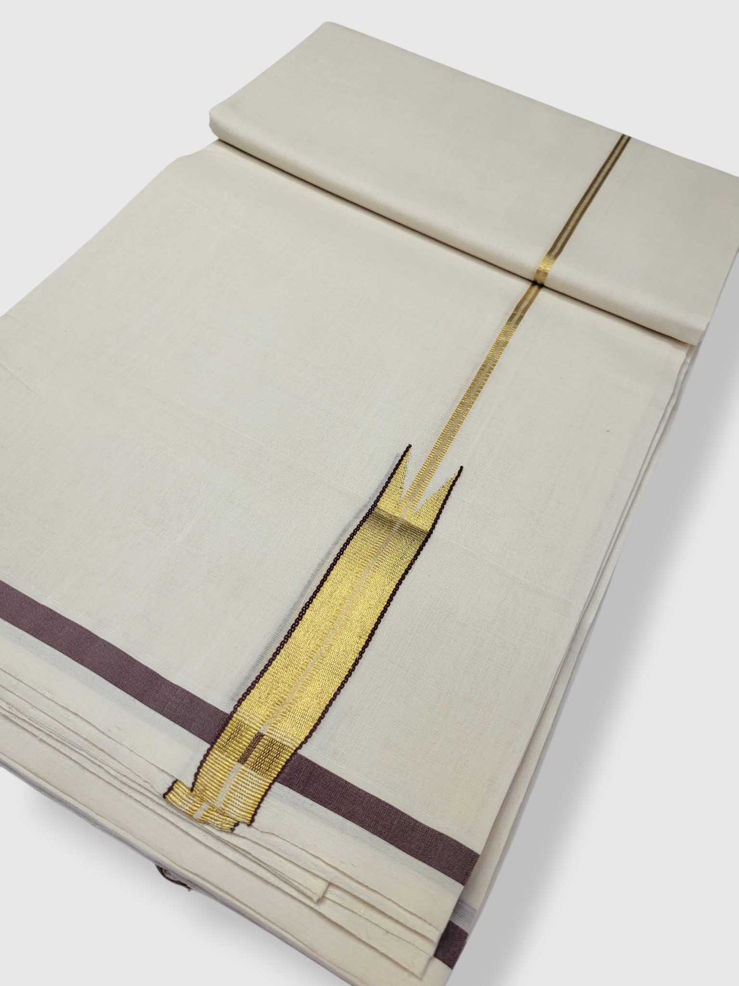 Kerala Premium Balaramapuram Handloom Dhoti/Mundu for Men