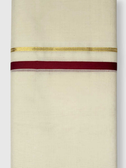 Kerala Premium Balaramapuram Handloom Dhoti/Mundu for Men