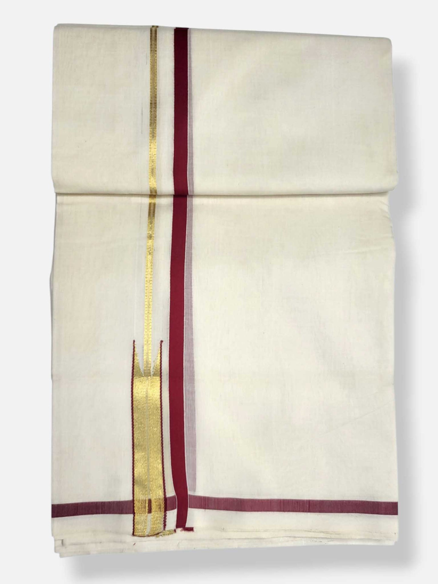 Kerala Premium Balaramapuram Handloom Dhoti/Mundu for Men