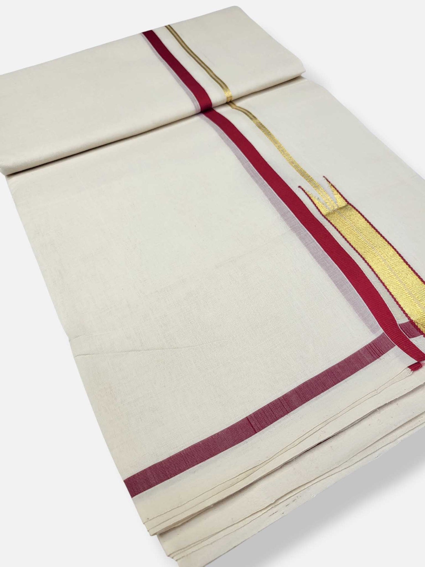 Kerala Premium Balaramapuram Handloom Dhoti/Mundu for Men