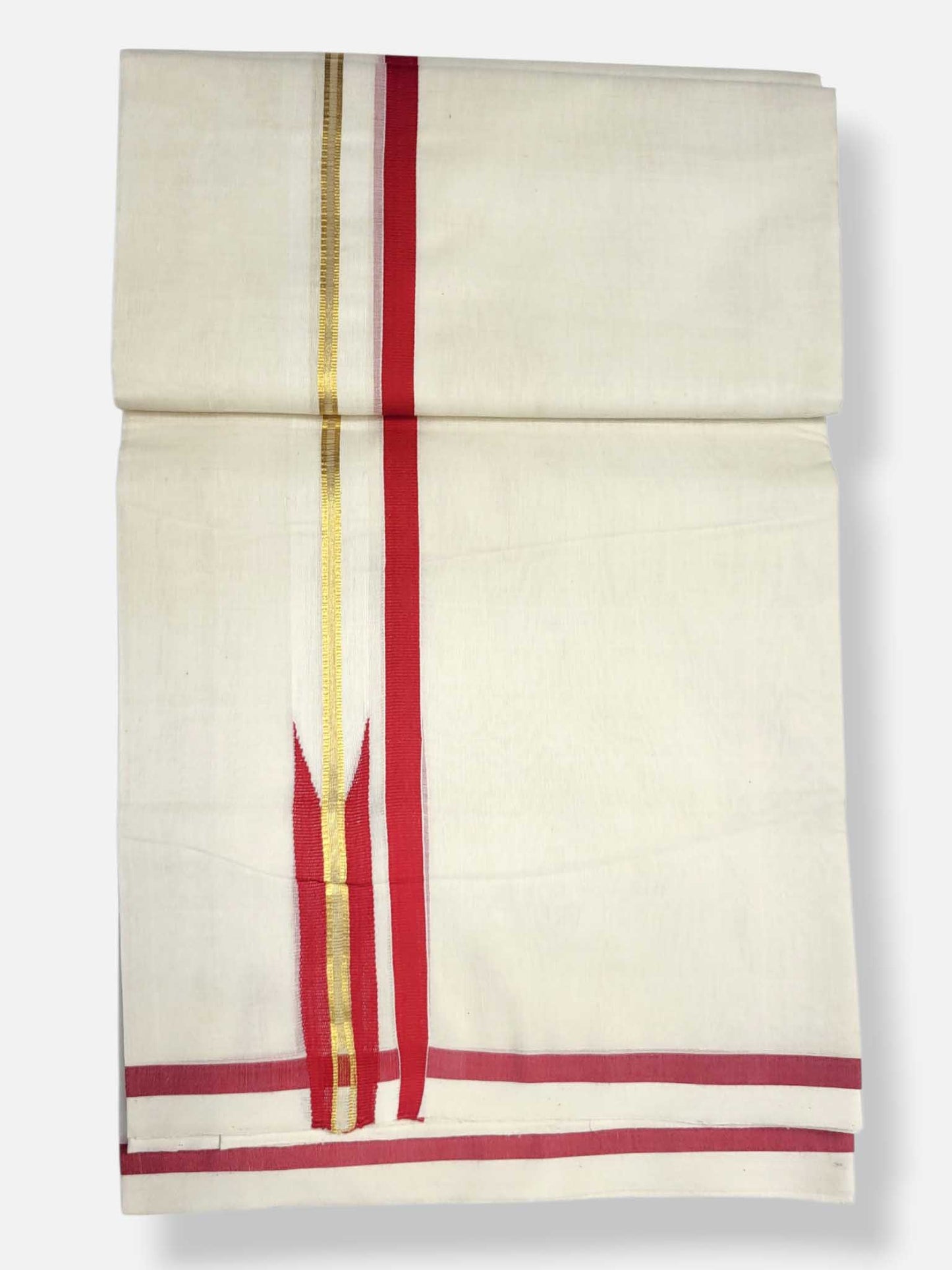 Kerala Premium Balaramapuram Handloom Dhoti/Mundu for Men