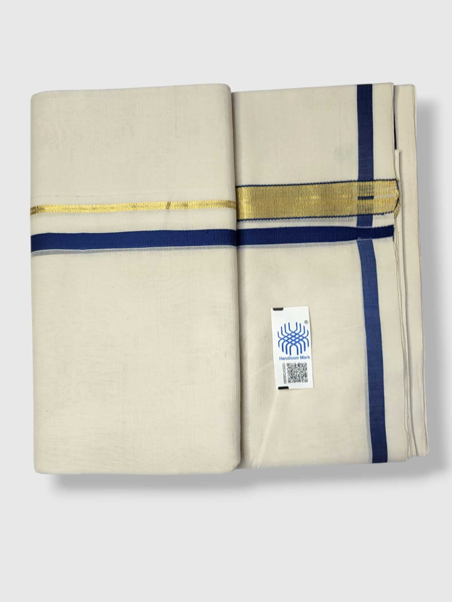 Kerala Premium Balaramapuram Handloom Dhoti/Mundu for Men