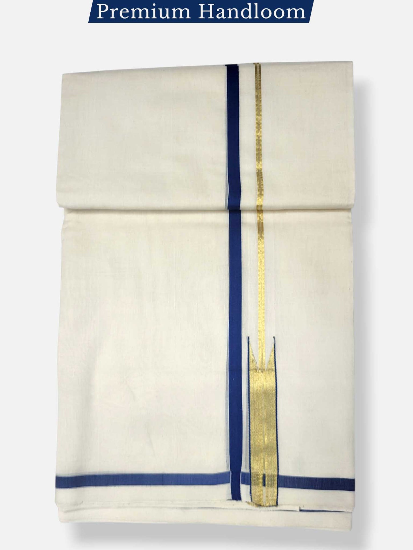Kerala Premium Balaramapuram Handloom Dhoti/Mundu for Men