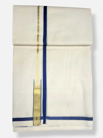 Kerala Premium Balaramapuram Handloom Dhoti/Mundu for Men