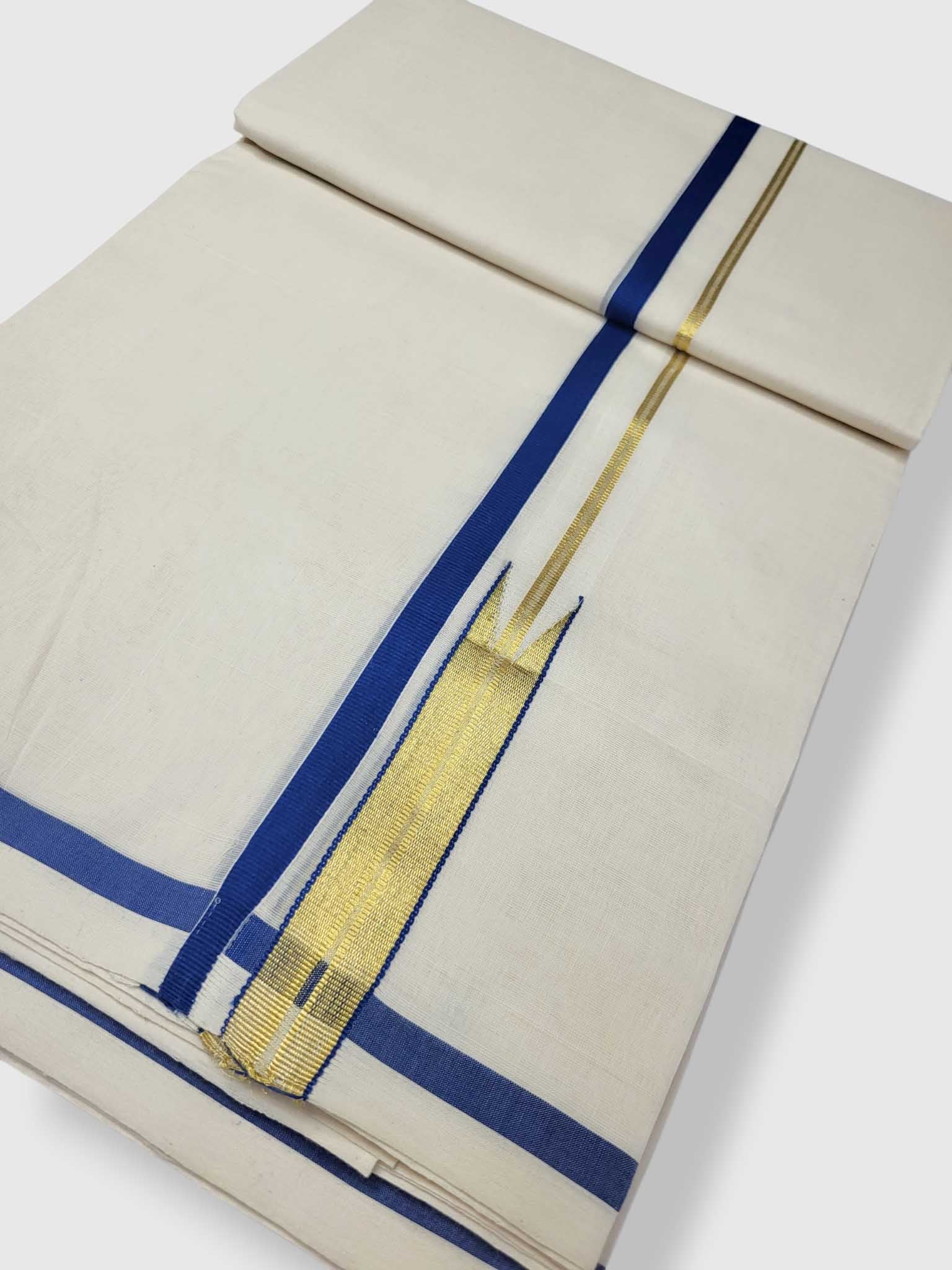 Kerala Premium Balaramapuram Handloom Dhoti/Mundu for Men