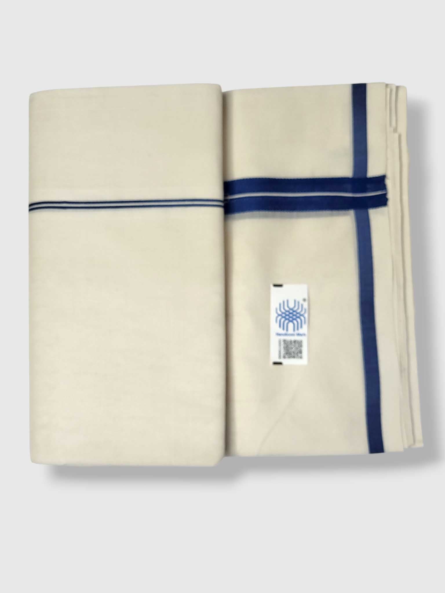 Kerala Premium Balaramapuram Handloom Dhoti/Mundu for Men