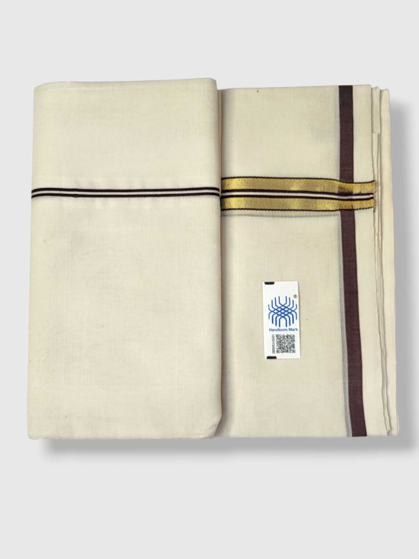 Kerala Premium Balaramapuram Handloom Dhoti/Mundu for Men