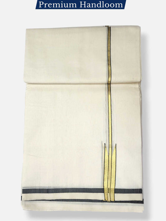 Kerala Premium Balaramapuram Handloom Dhoti/Mundu for Men