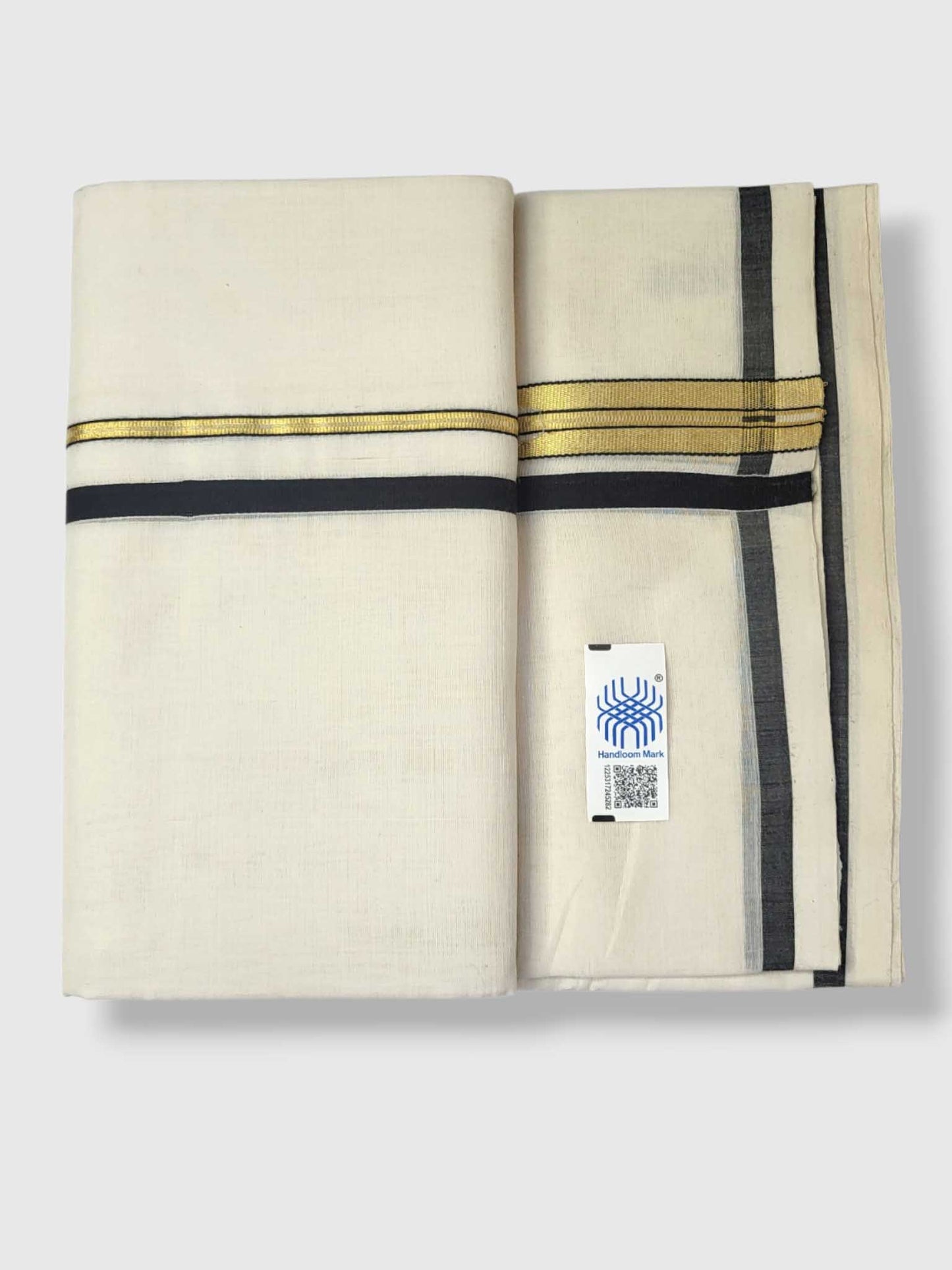 Kerala Premium Balaramapuram Handloom Dhoti/Mundu for Men