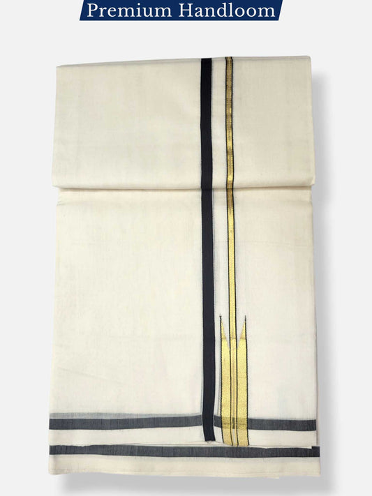 Kerala Premium Balaramapuram Handloom Dhoti/Mundu for Men