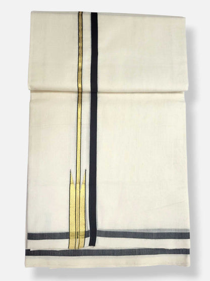 Kerala Premium Balaramapuram Handloom Dhoti/Mundu for Men