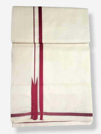 Kerala Premium Balaramapuram Handloom Dhoti/Mundu for Men