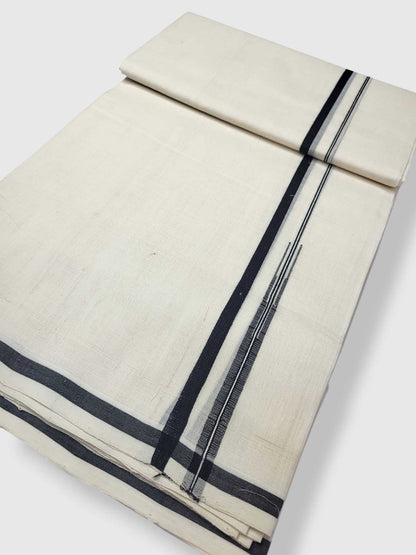 Kerala Premium Balaramapuram Handloom Dhoti/Mundu for Men