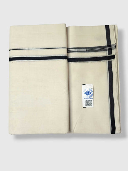 Kerala Premium Balaramapuram Handloom Dhoti/Mundu for Men