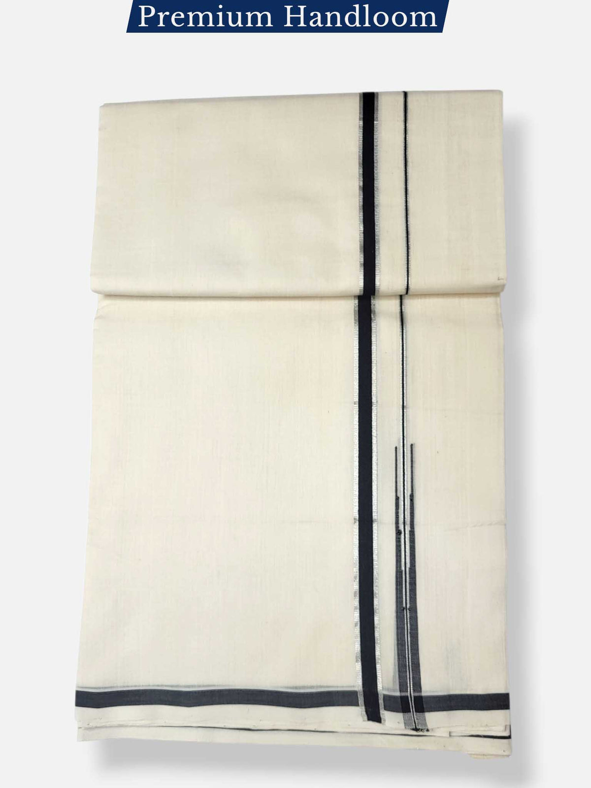 Kerala Premium Balaramapuram Handloom Dhoti/Mundu for Men