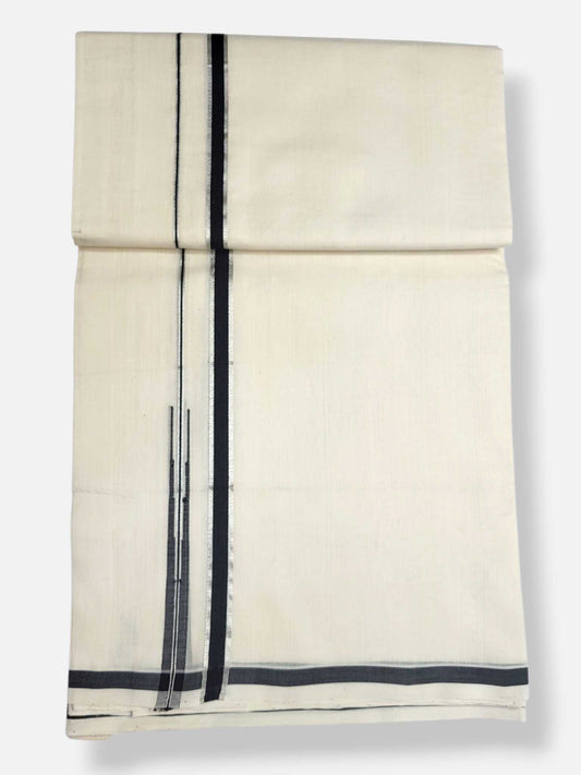 Kerala Premium Balaramapuram Handloom Dhoti/Mundu for Men