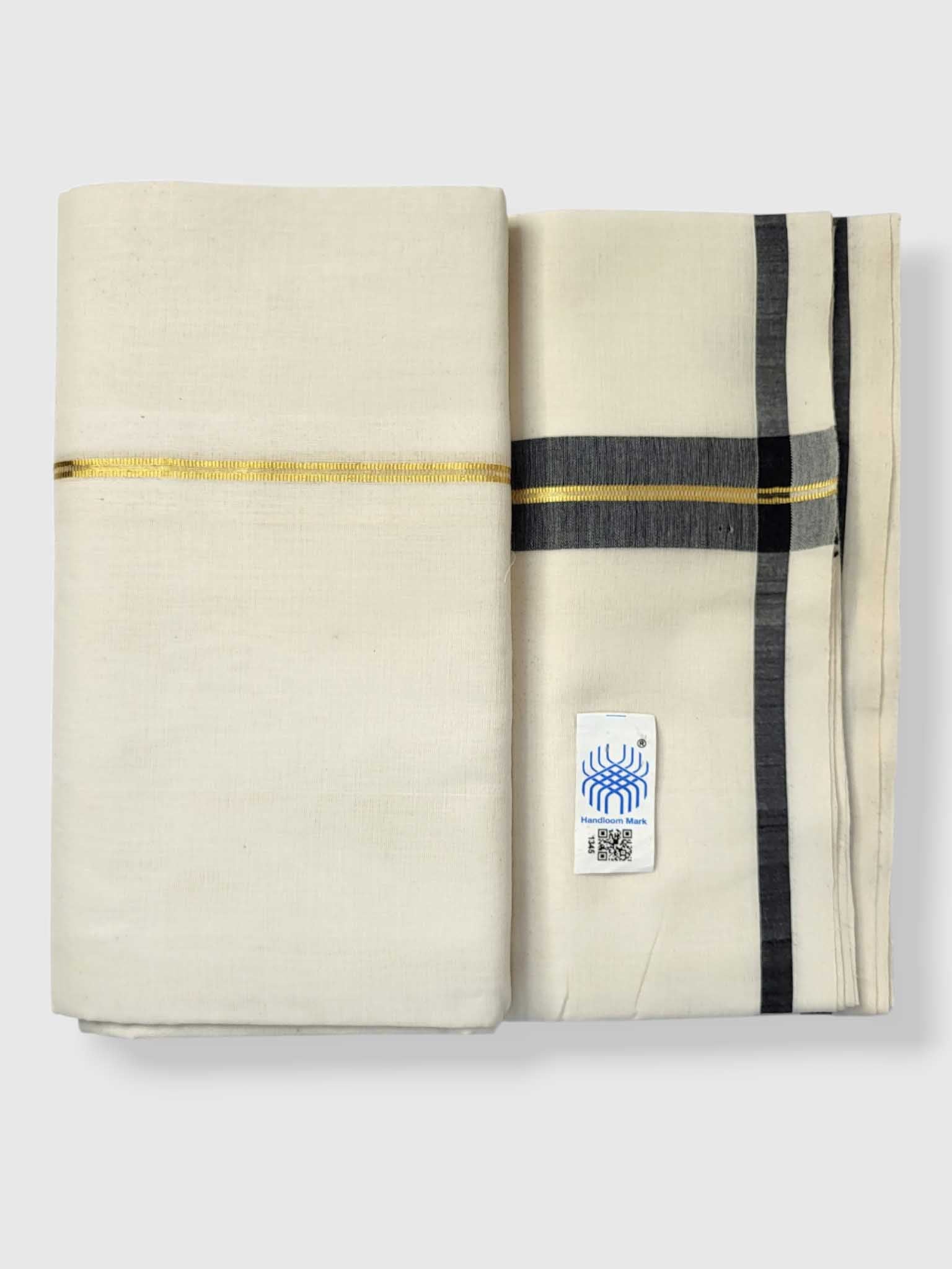 Kerala Premium Balaramapuram Handloom Dhoti/Mundu for Men