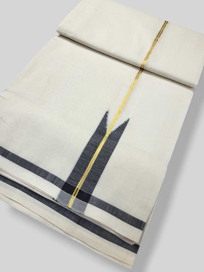 Kerala Premium Balaramapuram Handloom Dhoti/Mundu for Men