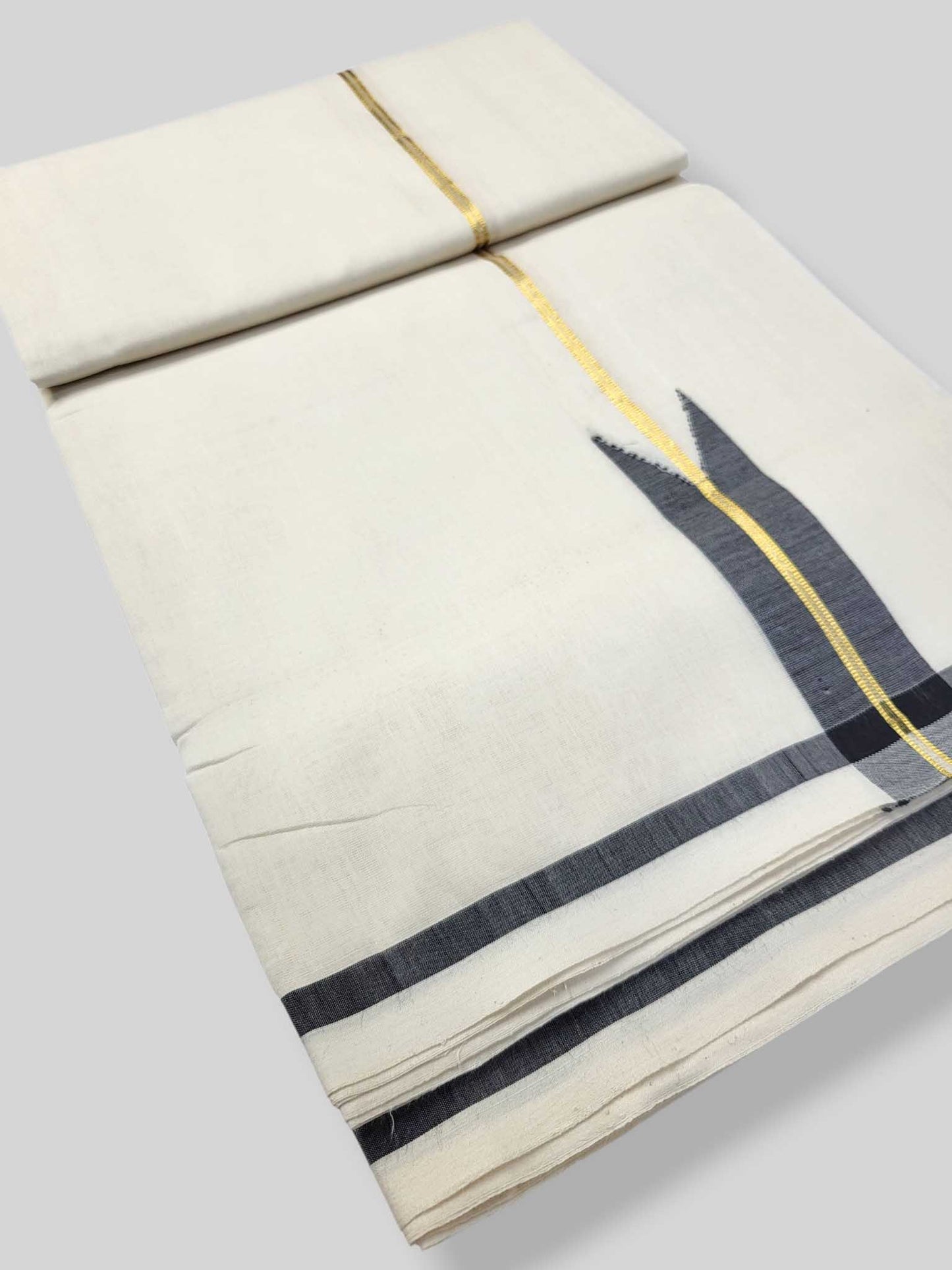 Kerala Premium Balaramapuram Handloom Dhoti/Mundu for Men