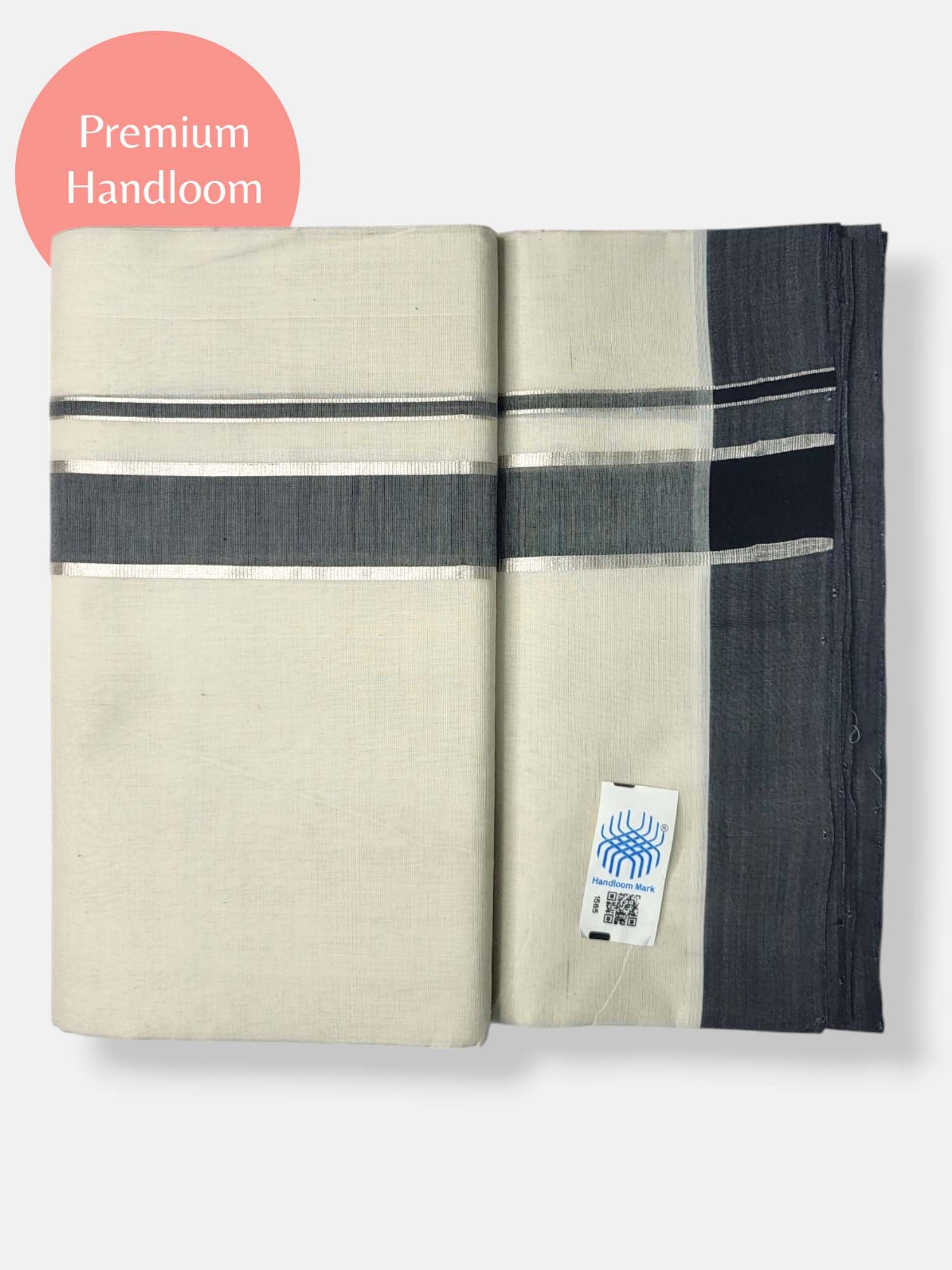 Kerala Premium Balaramapuram Handloom Dhoti/Mundu for Men