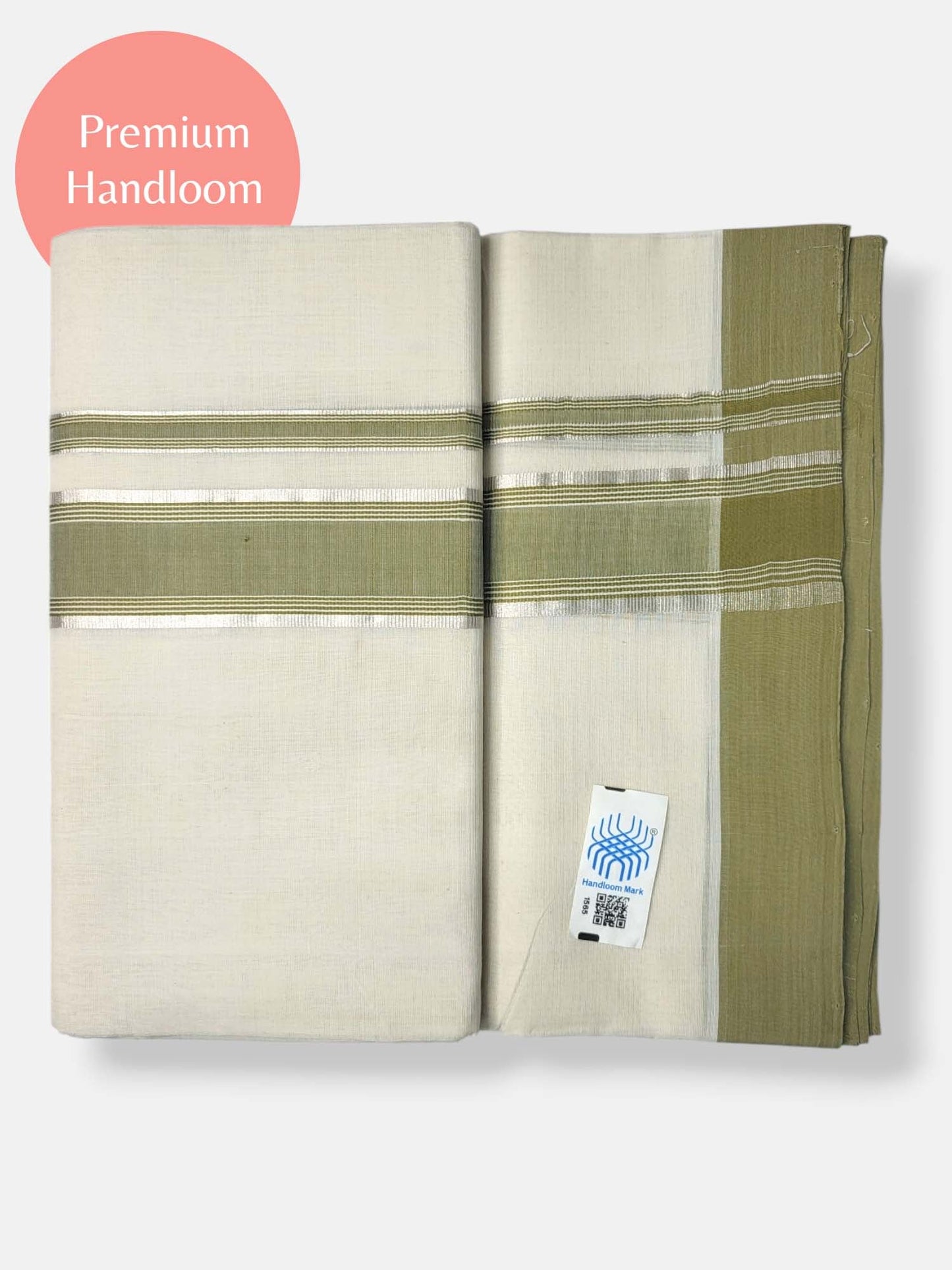 Kerala Premium Balaramapuram Handloom Dhoti/Mundu for Men