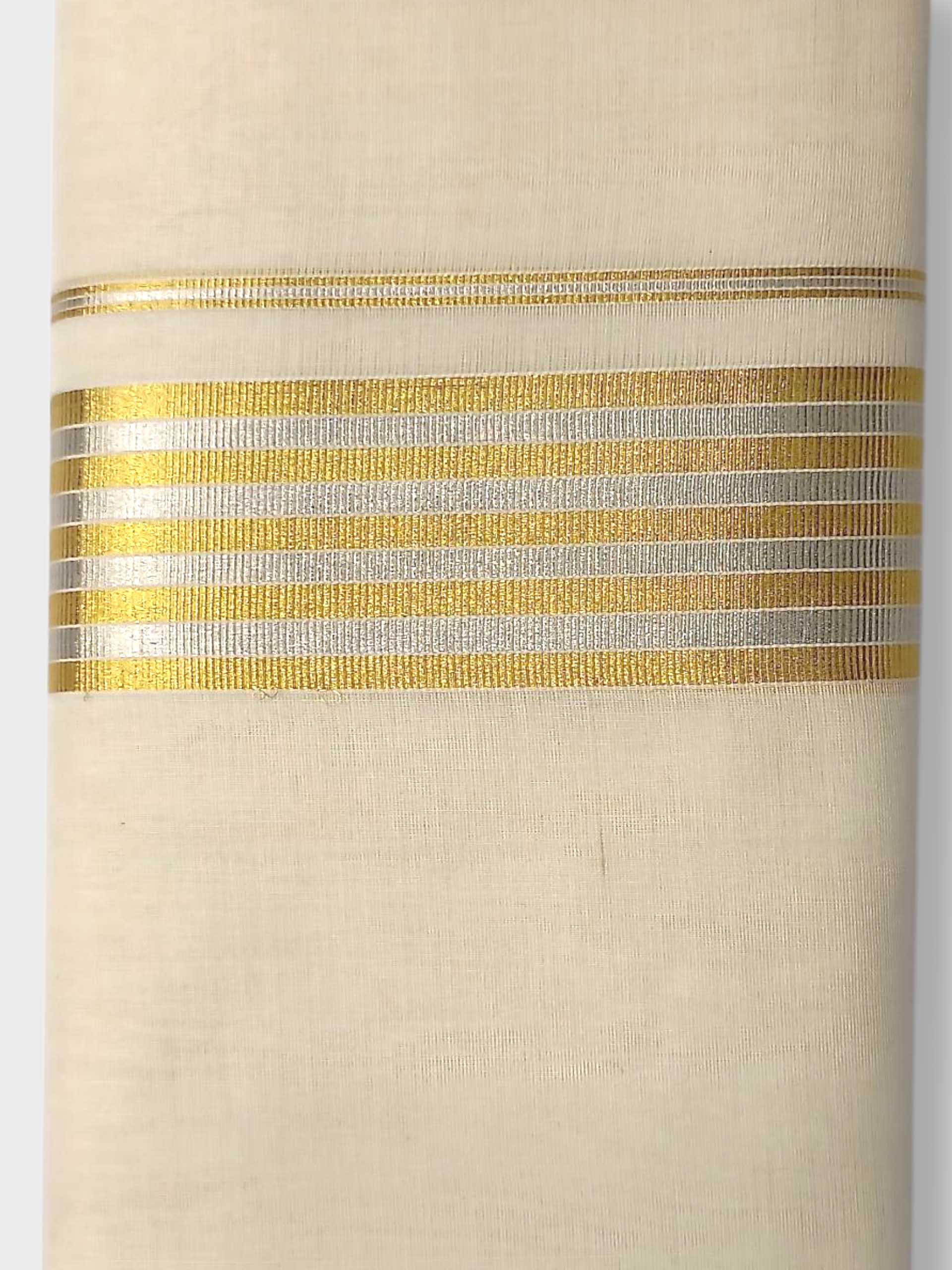 Premium Wedding Handloom Balaramapuram Unaakupaavu Kasavu Mundu for Men